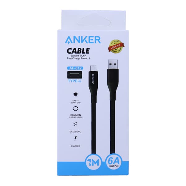 کابل شارژ Type-C انکر Anker مدل 012-AF — تصویر ۲