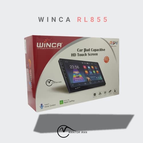 مانیتور X33 جدید برند وینکا 1+32 اپل کارپلی مدل WIN08 همراه با قاب