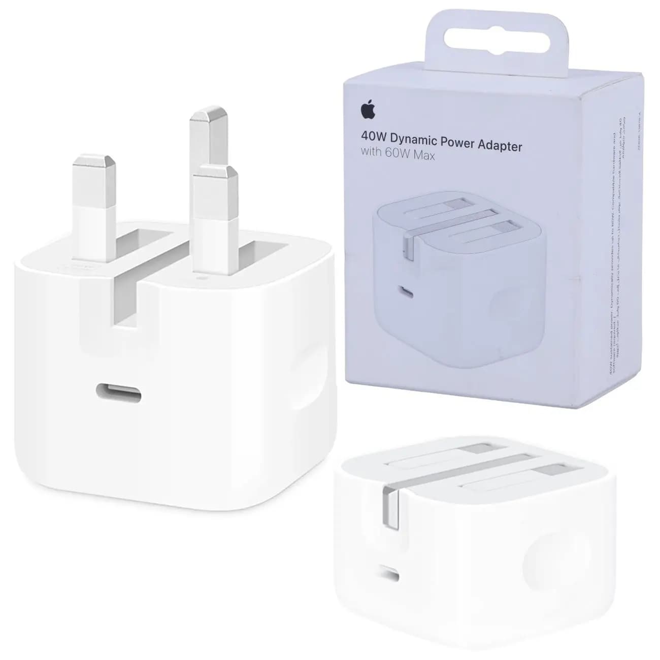 شارژر 40 وات اپل داینامیک مدل Apple 40W Dynamic Power Adapter with 60W Max