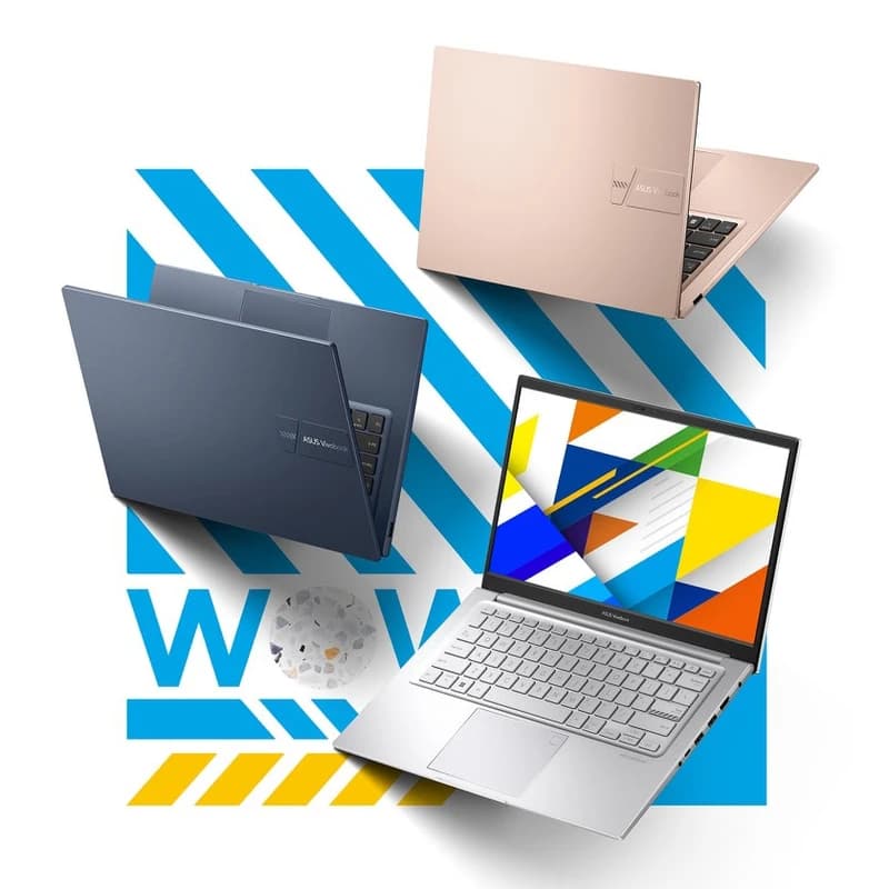 لپ تاپ 14 اینچی ایسوس مدل Vivobook 14 X1404VA-I38128-i3 1315U-8GB DDR4 3200MHz-128GB SSD-TN — تصویر ۶