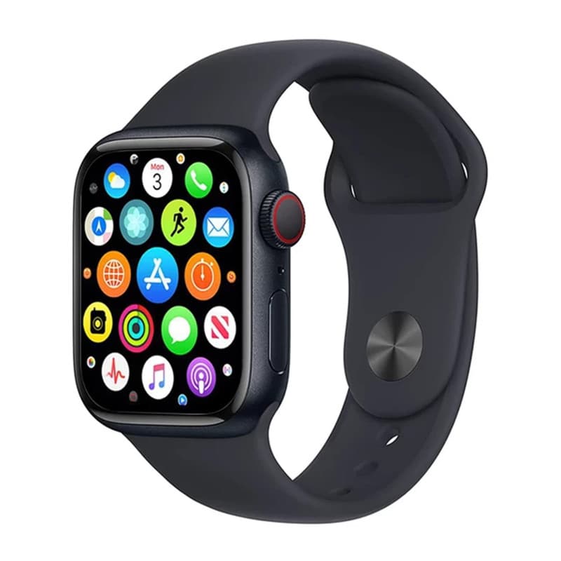 ساعت هوشمند دبلیو اِس مدل WS-X10 دارای قابلیت های صفحه همیشه روشن (Always-on Display)، کنترل موسیقی (Music Player) بند سیلیکون — تصویر ۳