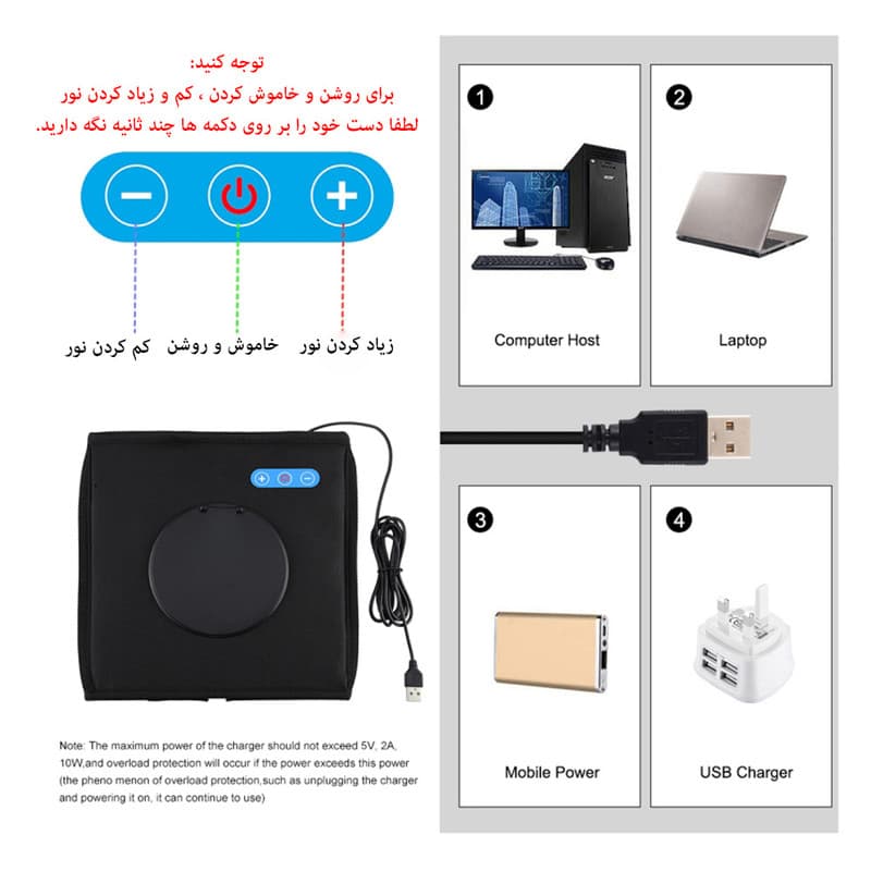 چادر عکاسی پلوز مدل Folding Portable ابعاد 25x25 سانتی متر — تصویر ۹