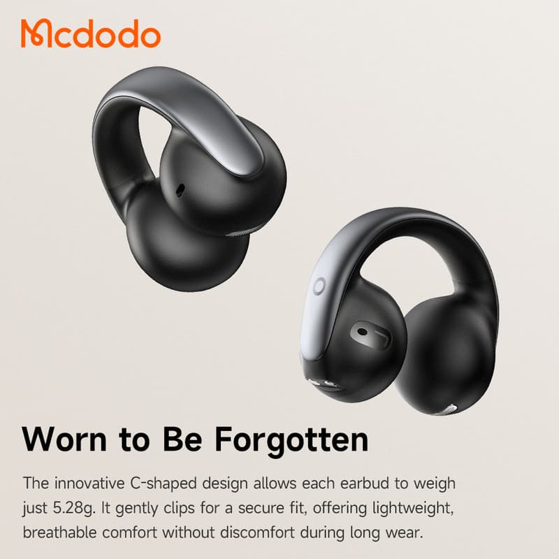 هدفون بلوتوثی مک دودو مدل Air O3 series Clip-on ear — تصویر ۳