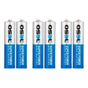 باتری نیم قلمی اوسل مدل Super Power R03P بسته ۶ عددی