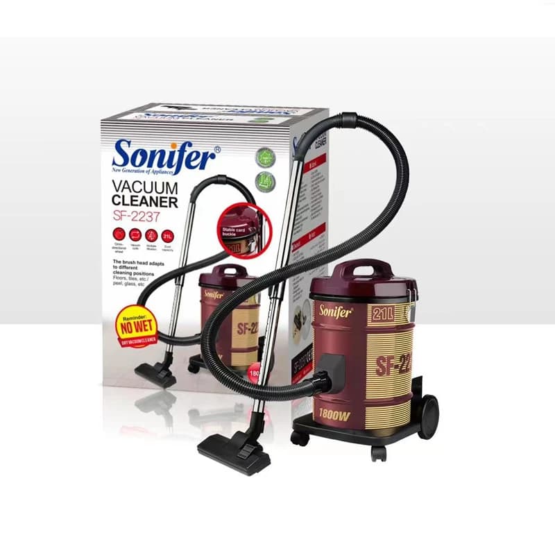 جاروبرقی سطلی 1800 وات سونیفر مدل Sf-2237 — تصویر ۵