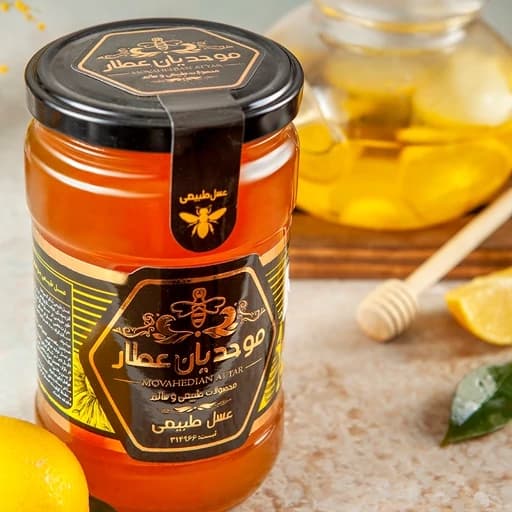 عسل کنار طبیعی 850 گرمی برداشت 1404 ممتاز — تصویر ۲