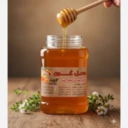 عسل گون اعلا طبیعی مستقیم از زنبوردار یک کیلو گرمی برداشت 1405 ((پلمپ شده و بهداشتی)) — تصویر ۳