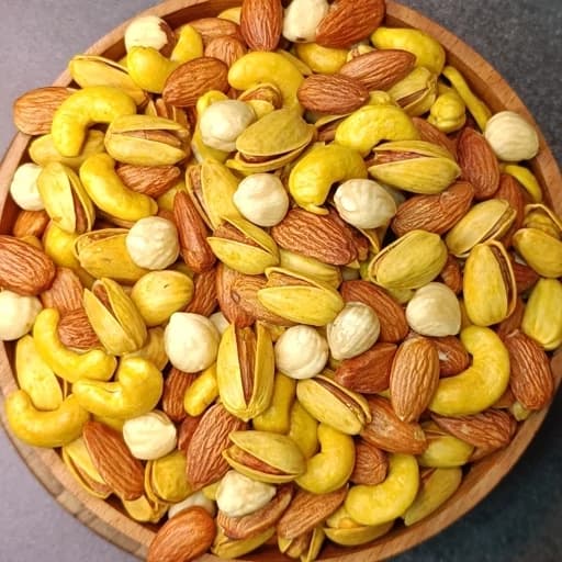 آجیل چهار مغز شور با کیفیت عالی(پسته اکبری) یک کیلویی آجیل و خشکبار مهران