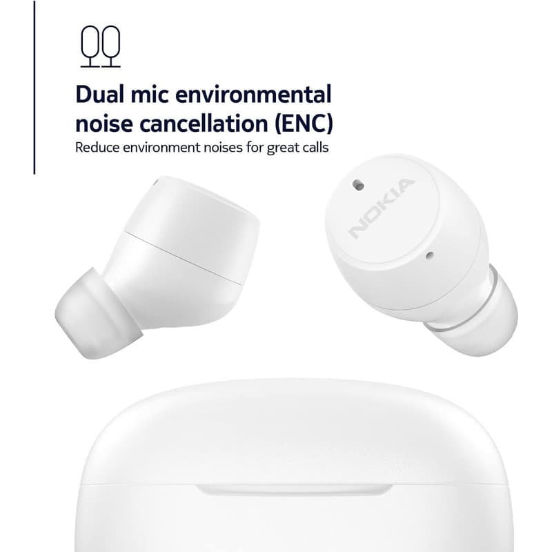 هدفون بلوتوثی نوکیا مدل TWS-521 WH — تصویر ۴