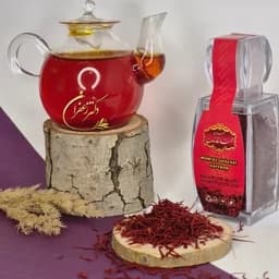 زعفران نگین قائنات 1مثقالی اقتصادی ظرف آذین — تصویر ۳