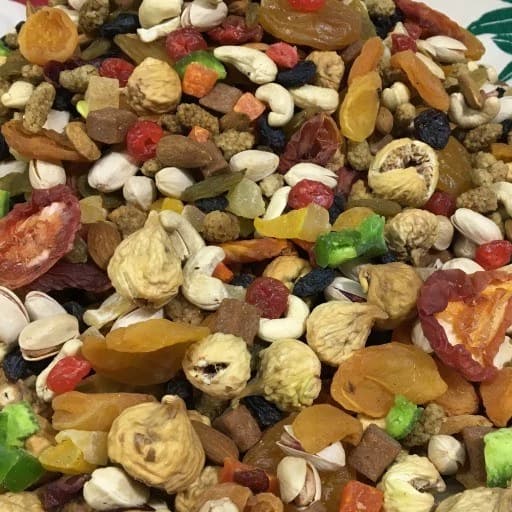 اجیل شیرین خام200گرم(مغزیجات-برگه-حبه استوایی) — تصویر ۲