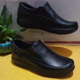 کفش چرم مردانه کفش مردانه اسپرت چرم طبیعی — تصویر ۳