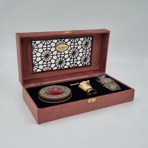 زعفران کادویی عاقله - 3 گرم به همراه هل - 10 گرم و هاون