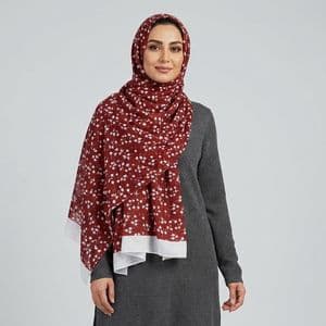 شال زنانه مدل نخی جدید طرح گل گلی کد ana-7063