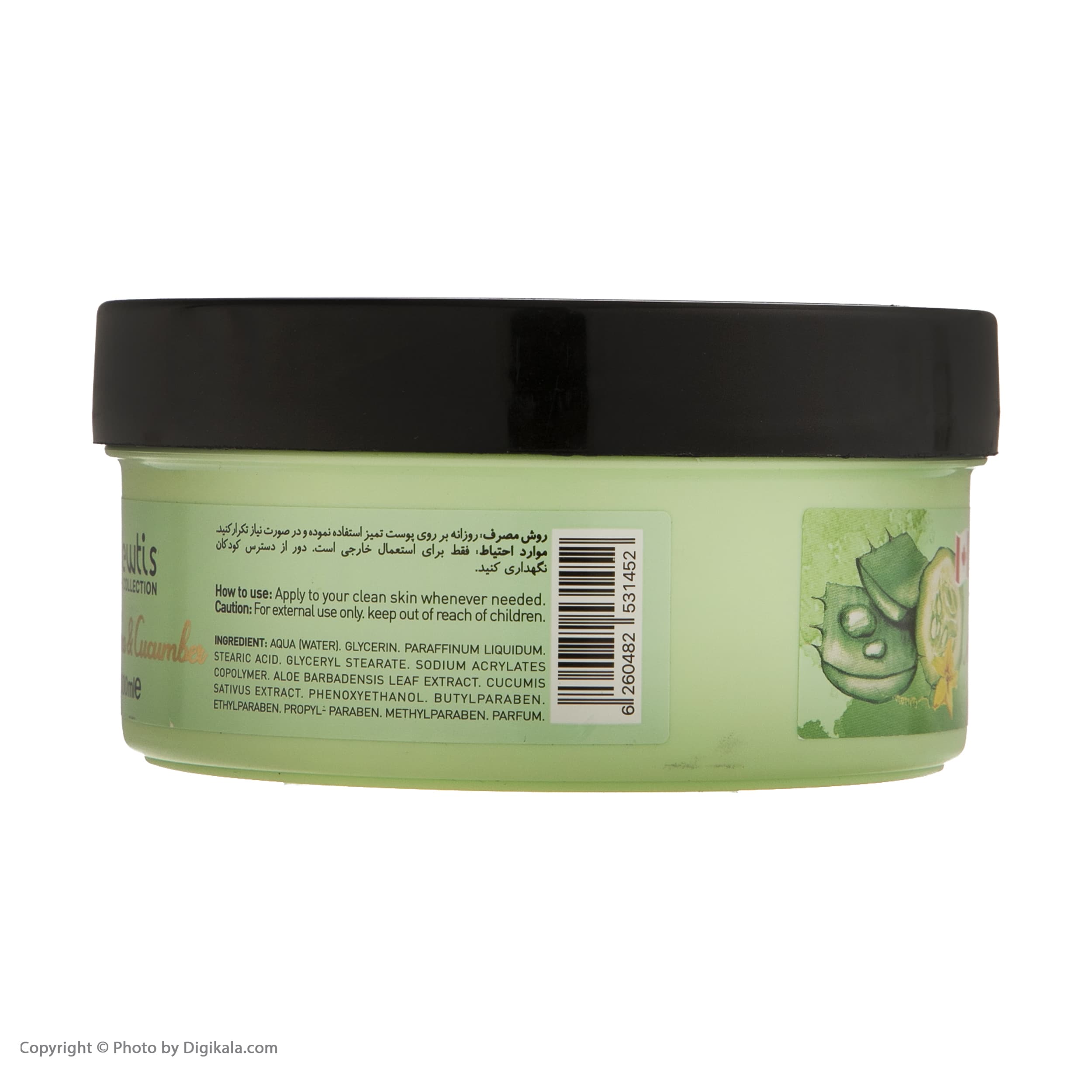 کرم مرطوب کننده نیوتیس مدل Cucumber حجم 300 میلی لیتر — تصویر ۸