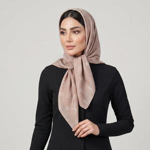 دستمال سر و گردن زنانه مدل مینی اسکارف تابستانه خنک ساده کد ana-2506