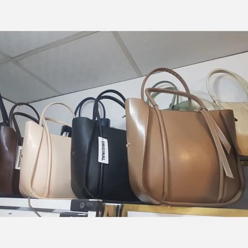 کیف دوشی زنانه دخترانه چرم صنعتی
