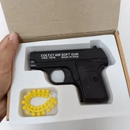 اسباب بازی کلت ساچمه ای ایرانی کلت ویرا تویز کلت ساچمه ای مدل c1 تفنگ ساچمه ای C1 مخصوص تیر ابری کلت فلزی پلاستیکی ویرا — تصویر ۳