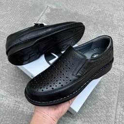 کفش کلارک تابستانی مردانه تمام چرم — تصویر ۳