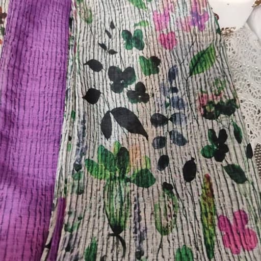 شال و روسری گلدار در 6 رنگ