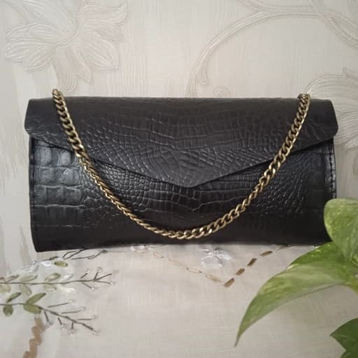 کیف مجلسی زنانه چرم طبیعی گاوی مخصوص مناسبت ها و مراسمات