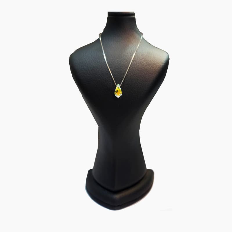 گردنبند نقره زنانه سواروسکی مدل اشکی کد 1000223 — تصویر ۳