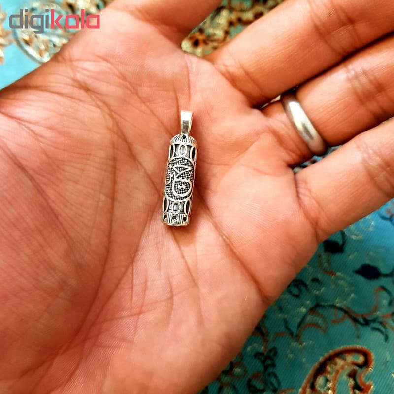 گردنبند حرز امام جواد(ع) نقره زنانه مدل AL24 — تصویر ۳
