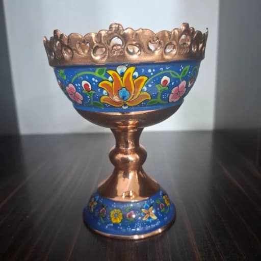 آجیل خوری مسی نقاشی پرداز سایزکوچک