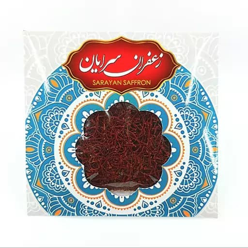 زعفران سرگل نیم مثقالی (2.3گرم) امسالی درجه یک و ممتاز شهرستان سرایان (مستقیم از کشاورز) — تصویر ۲