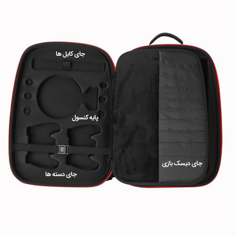 کیف حمل کنسول پلی استیشن 5 مدل DeadSkull — تصویر ۵