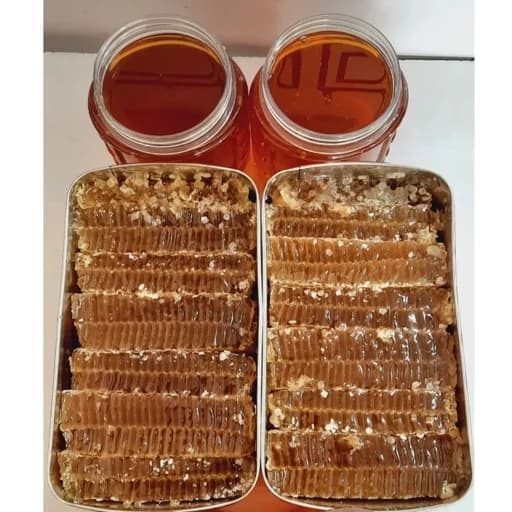 عسل بابونه موم دار دامنه های سبلان 1کیلویی (عسل فروشی آتابال) — تصویر ۲