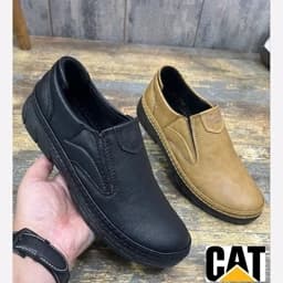 کفش طبی مردانه زیره پلیمررویه چرم خارجی دوطرح اسپرت و کلاسیک مدل cat کت — تصویر ۳