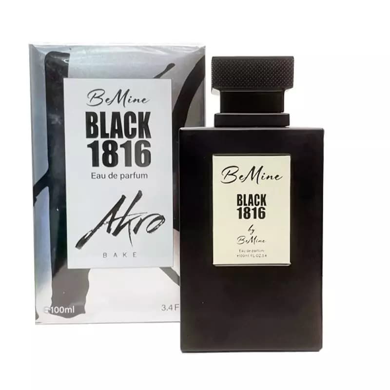 ادو پرفیوم مردانه بی ماین مدل Black 1816 با رایحه شیرین حجم 100 میلی لیتر — تصویر ۴