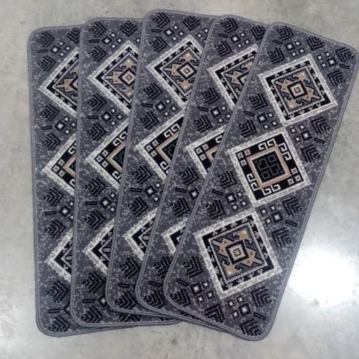 گلیم ماشینی کاشان طرح گندم دودی روپله ای (70 در30) پس کرایه — تصویر ۲