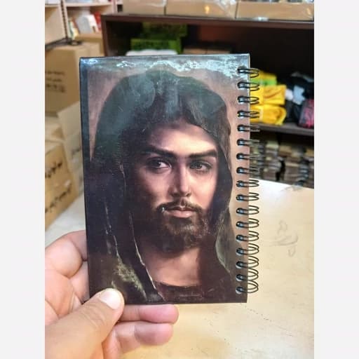 دفترچه یادداشت شمایل با طرح امام حسین علیه السلام کد7 — تصویر ۲