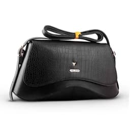 کیف دوشی زنانه چرم یلسان مدل آیریا کد 124-PRM — تصویر ۳