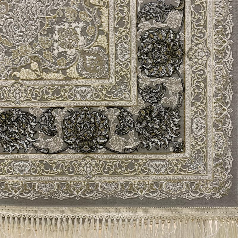 فرش ماشینی قیطران مدل مهناز زمینه فیلی — تصویر ۴