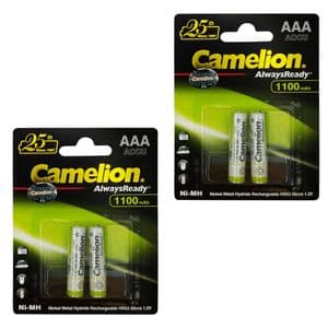 باتری نیم قلمی قابل شارژ کملیون مدل ACCU-1100-mAh بسته چهار عددی