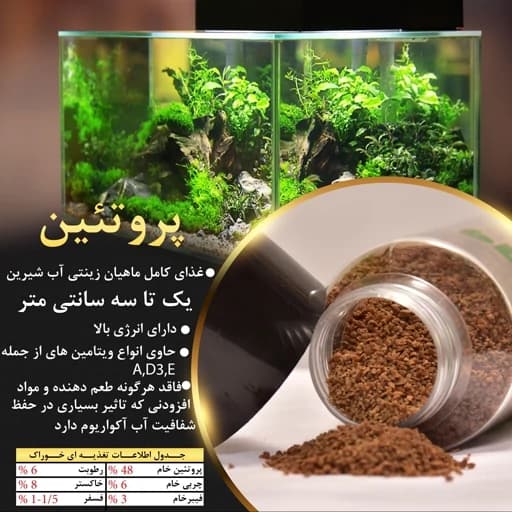 غذای ماهیان اکواریومی اب شیرین