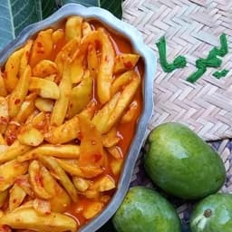 ترشی انبه فلفلی خلالی(10کیلو)اعلای لیموما تند وغلیظ — تصویر ۳