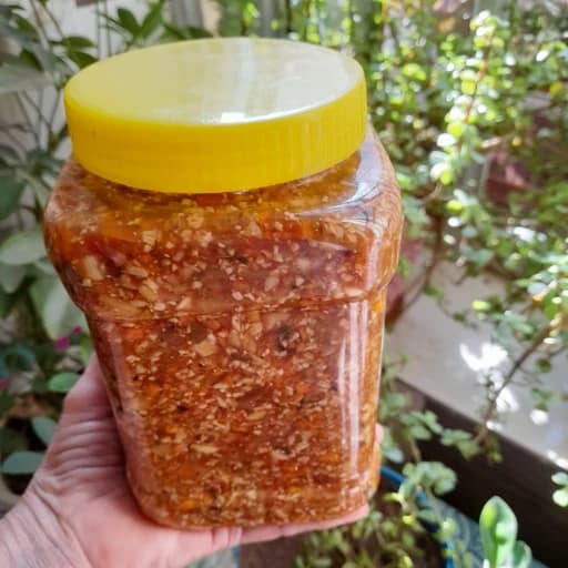 ترشی لیته هندی با ترکیب سرکه واب گوجه فرنگی