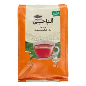 چای سیاه ایرانی ارتدوکس شکسته ممتاز FBOP آلپاچی - 300 گرم