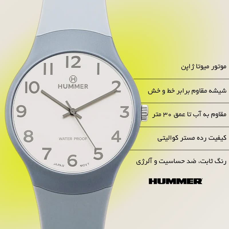 ساعت مچی عقربهای کوارتز مردانه هامر مدل 1424H-C4 — تصویر ۴