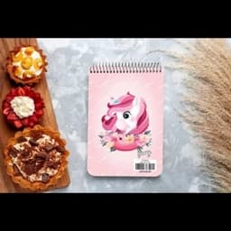 دفترچه یادداشت یونیکورن، دفتر یادداشت اسب تک شاخ — تصویر ۳
