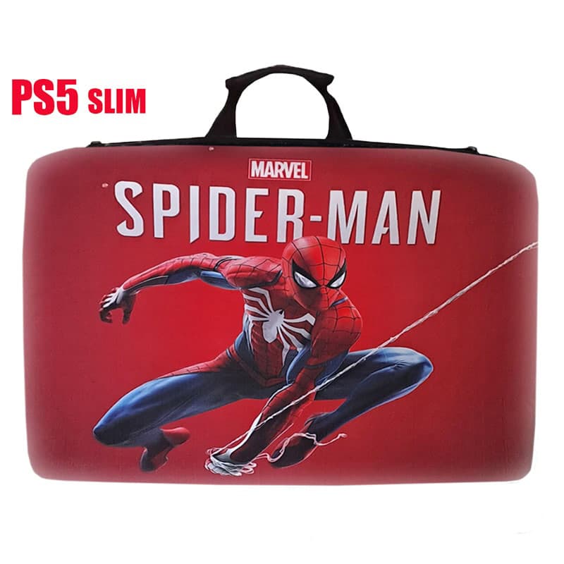 کیف حمل کنسول پلی استیشن 5 اسلیم مدل spiderman KE5121 slim — تصویر ۲