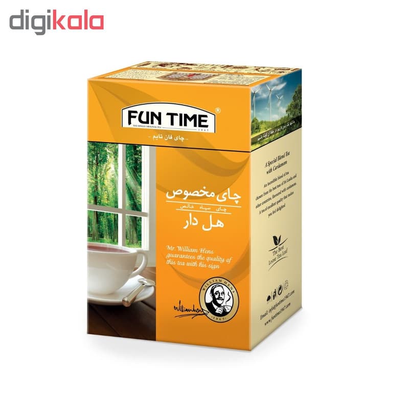چای مخصوص هل دار فان تایم وزن 450 گرم — تصویر ۲