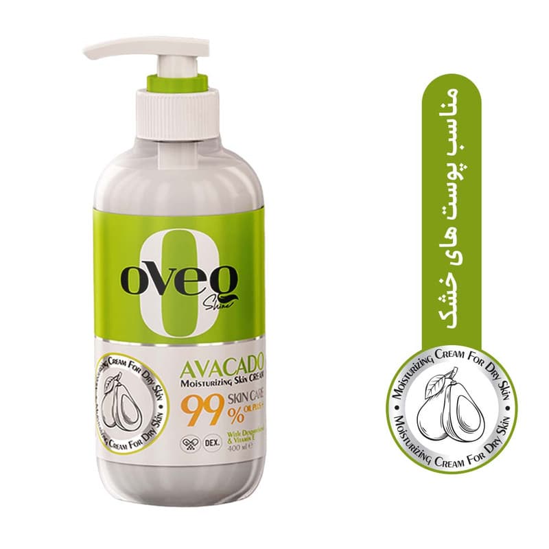 کرم مرطوب کننده اوک شاین مدل آووکادو حجم 400 میلی لیتر — تصویر ۲