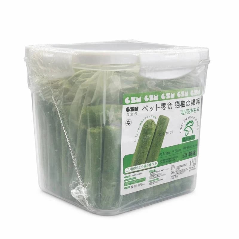تشویقی گربه سی زد ام مدل cat grass stick طعم مرغ وزن 480 گرم — تصویر ۸