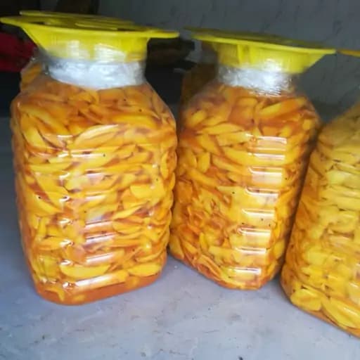 ترشی انبه خلالی ملس(10کیلویی)اعلای لیموما ترش وشیرین غلیظ