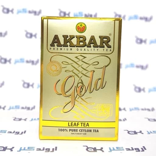 چای اکبر طلایی akbar مدل Gold 500 گرم — تصویر ۲